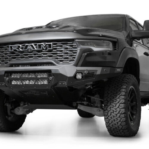 Addictive Desert Designs 25+ RAM 1500 RHO Bomber Front Bumper (20 Inch Lights) - Image 8