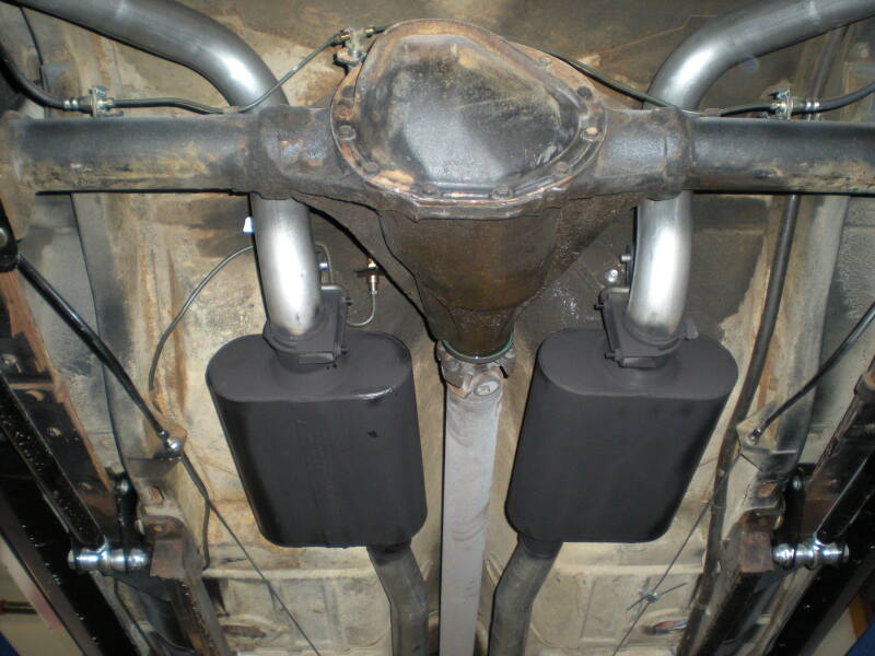 Flowmaster 17129 67-68 GM F-BODY 2.5 in. American Thunder Crossmember-Back Exhaust System - Image 7