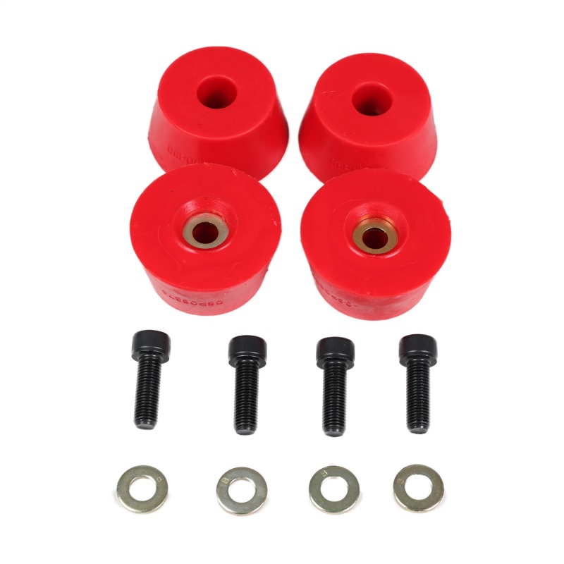 Energy Suspension 8.9103R 96-02 Toyota 4Runner Front Hyper Flex Red Bump Stop Set - Image 2