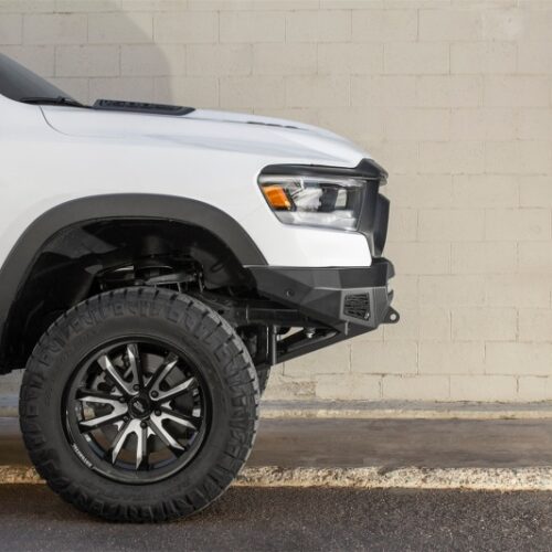 Addictive Desert Designs F611402770103 2019 Ram Rebel 1500 Stealth Fighter Fr Bumper w/Parking Sensor Cutouts - Image 3