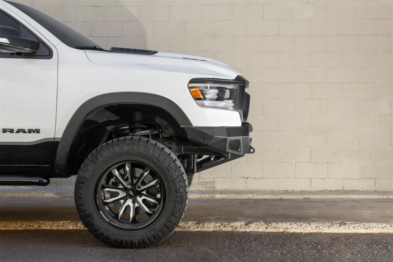 Addictive Desert Designs F611402770103 2019 Ram Rebel 1500 Stealth Fighter Fr Bumper w/Parking Sensor Cutouts - Image 3