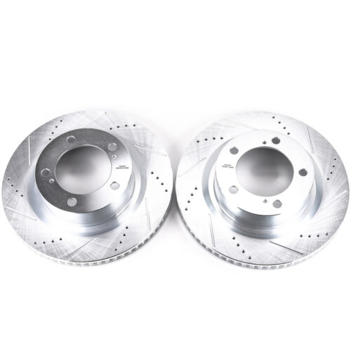 Power Stop 16-21 Toyota Land Cruiser Front Evolution Drilled & Slotted Rotors - Pair - Image 6