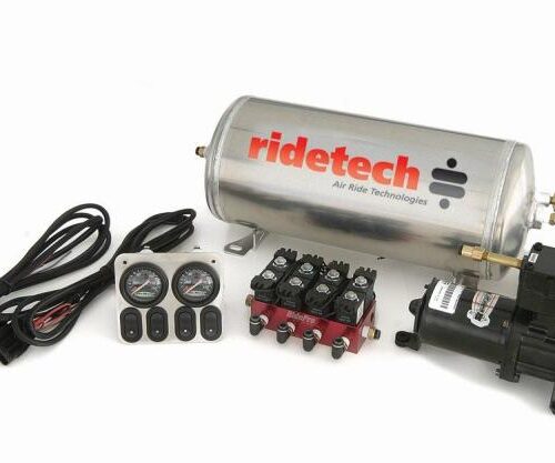 Ridetech 30154000 3 Gallon 4-Way Analog Air Ride Compressor Leveling System