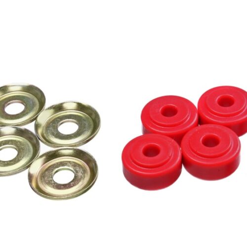 Energy Suspension 9.8177R Red Shock Tower Bushing Set 7/8in Nipple 3/8in ID 1-1/4in OD