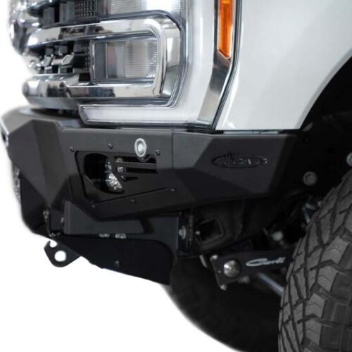 Addictive Desert Designs F810014100103 2023+ Ford F-250/F-350 Bomber Front Bumper (w/ 3 Baja Designs LP6 Mounts) - Image 10