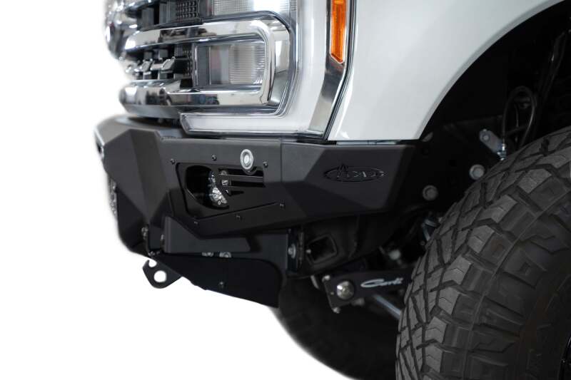Addictive Desert Designs F810014100103 2023+ Ford F-250/F-350 Bomber Front Bumper (w/ 3 Baja Designs LP6 Mounts) - Image 10