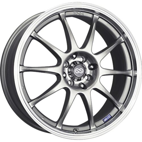 Alternative view of Enkei J10 16x7 5x100/114.3 38mm Offset 72.62mm Bore Dia Silver Paint Wheel
