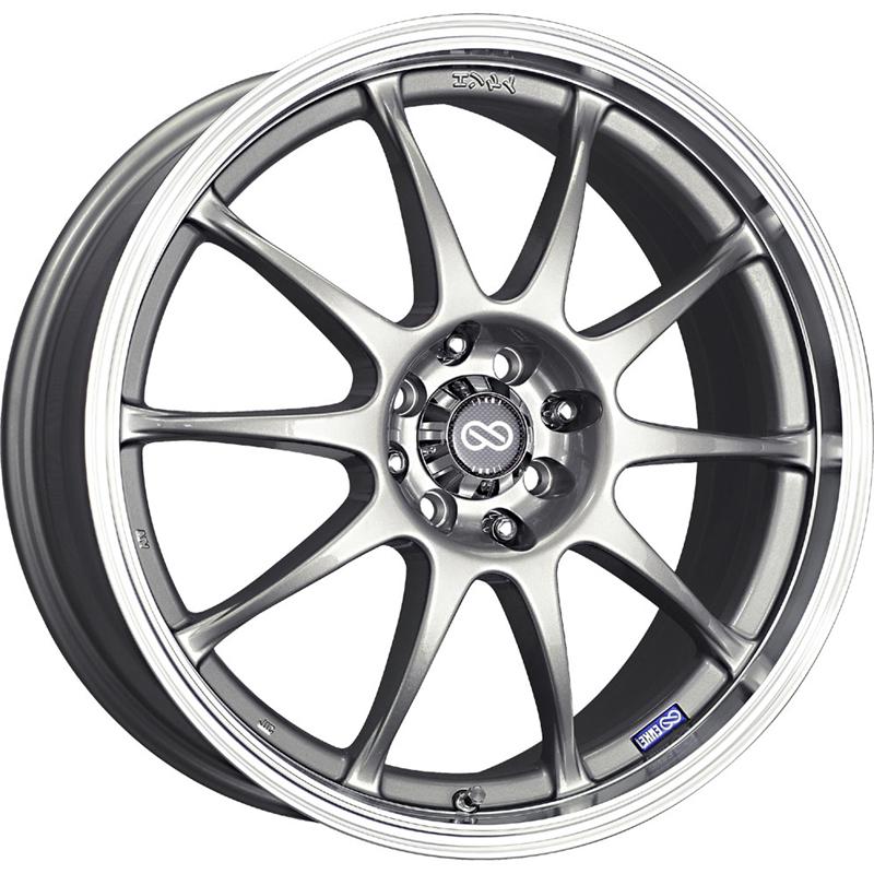 Enkei 409-670-12SP J10 16x7 5x100/114.3 38mm Offset 72.62mm Bore Dia Silver Paint Wheel - Image 2
