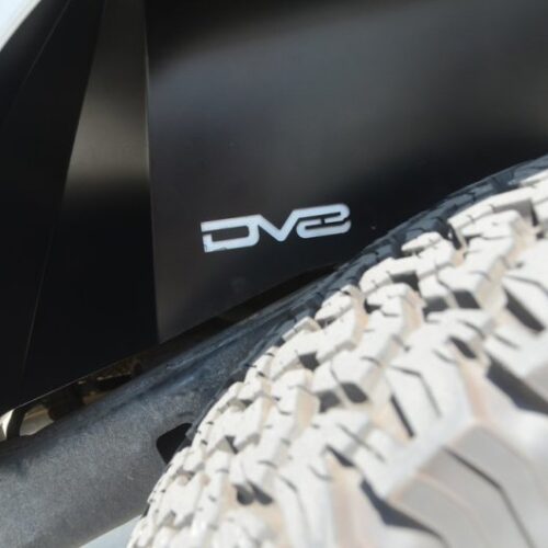DV8 Offroad INFEND-01RB 07-18 Jeep Wrangler JK Rear Aluminum Inner Fender - Black - Image 6