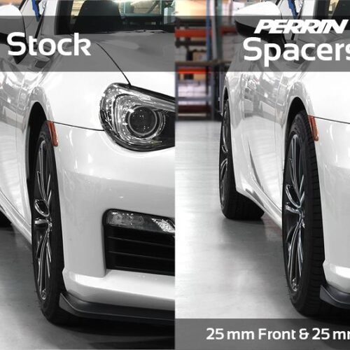 PERRIN 02-14 Subaru WRX / 2004 STI / 13-25 BRZ & Toyota GR86 25mm Wheel Spacers 5x100 56mm CB - Pair - Image 6