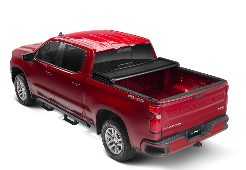 Lund 950292 19-23 Chevrolet Silverado 1500 (5.5ft. Bed) Genesis Tri-Fold Tonneau Cover - Black - Image 5