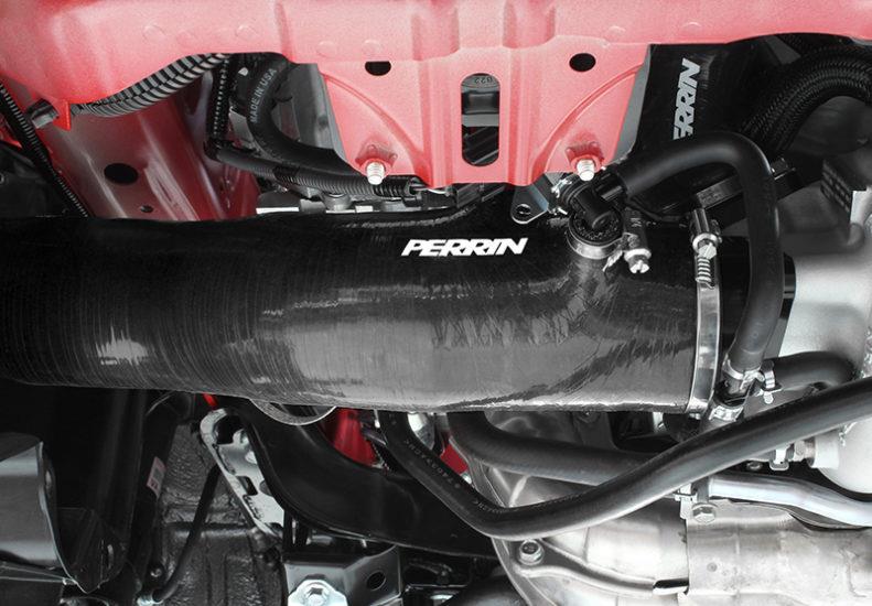 PERRIN 15-21 Subaru WRX / 14-18 Forester XT Turbo Inlet Hose 3in. w/ Turbo Adapter Flange - Black - Image 9