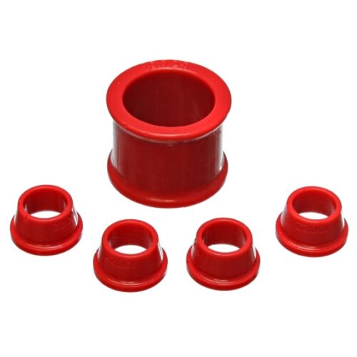 Energy Suspension 16.10101R 88-91 Honda Civic/CRX Red Power Steering Rack Bushing Set - Image 4