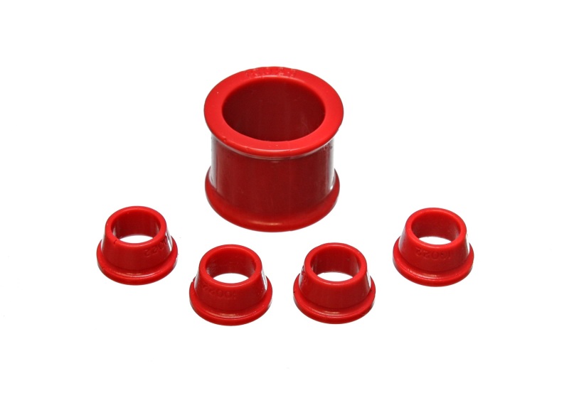 Energy Suspension 16.10101R 88-91 Honda Civic/CRX Red Power Steering Rack Bushing Set - Image 4