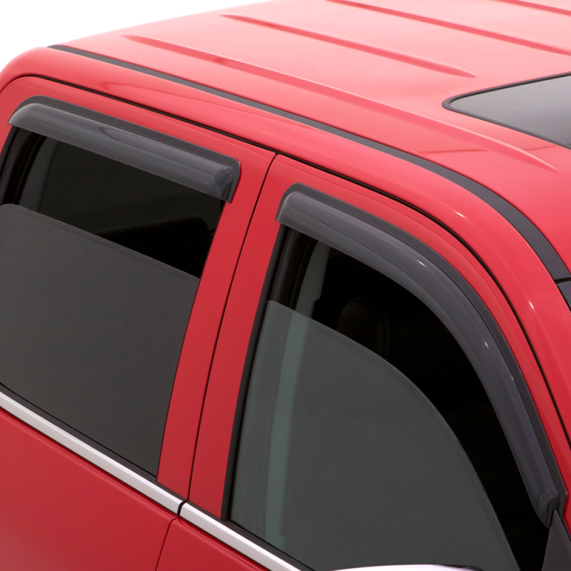 AVS 94387 11-19 Ford Ranger Crew Cab Ventvisor Outside Mount Window Deflectors 4pc - Smoke - Image 10