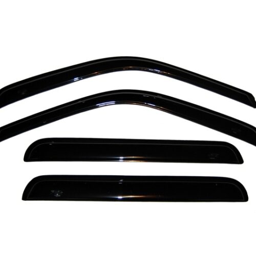 AVS 94438 03-05 Ford Excursion Ventvisor Outside Mount Window Deflectors 4pc - Smoke - Image 4