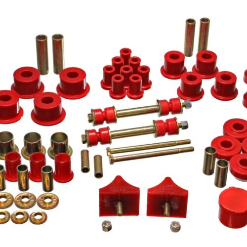 Energy Suspension 5.18104R 66-76 Chrysler A Body - Dart/Demon/Duster/Valiant Red Hyper-flex Master Bushing Se - Image 5