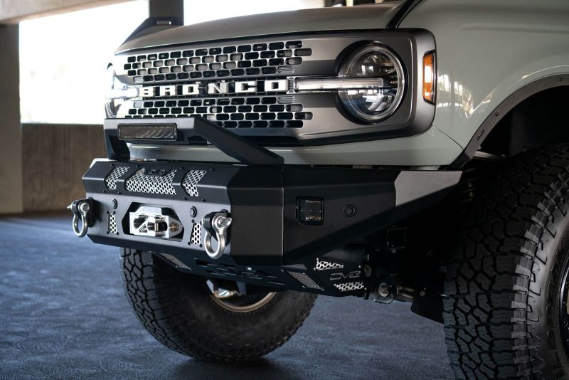 DV8 Offroad LBUN-01 Bull Bar Add-On For DV8 Ford Bronco Bumpers - Fits 13in Elite Series Light Bar - Image 2