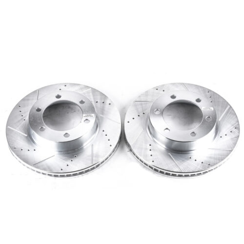 Power Stop 01-07 Toyota Sequoia Front Evolution Drilled & Slotted Rotors - Pair - Image 3