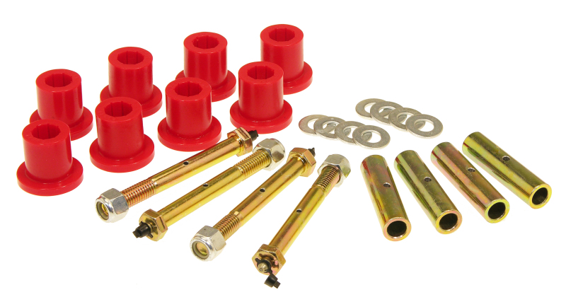 Prothane 1-816 87-96 Jeep YJ Front or Rear Frame Shackle Bushings - Red