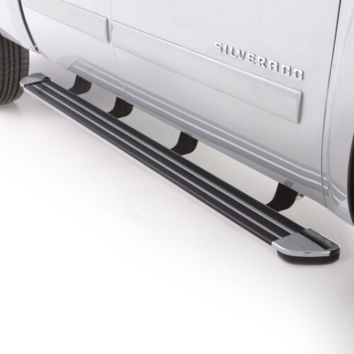 Alternative view of Lund 229080 Universal Crossroads 80in. Running Board - Chrome