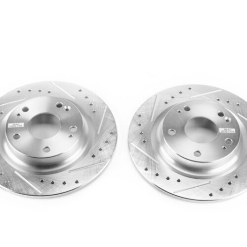 Power Stop 17-18 Honda Civic Si Rear Evolution Drilled & Slotted Rotors - Pair - Image 3