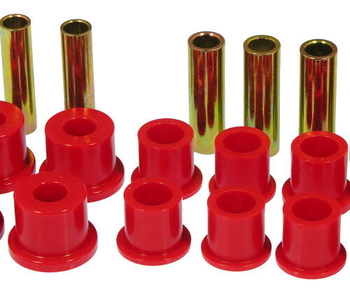 Prothane 6-1017 82-96 Ford Rear Spring & Shackle Bushings - Red