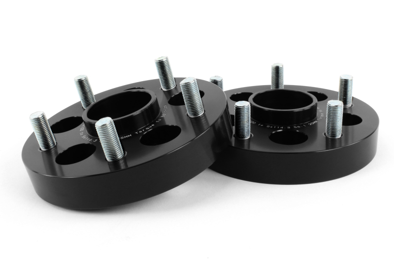PERRIN Subaru/Toyota/Scion 25mm Wheel Adapter (Bolt-On Type) 5x100 to 5x114.3 w/56mm Hub - Pair - Image 2