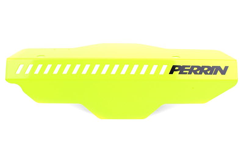PERRIN 02-14 Subaru WRX / 04-21 STI / 08-11 Impreza Pulley Cover - Neon Yellow - Image 3