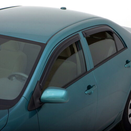 AVS 94073 09-13 Toyota Corolla Ventvisor Outside Mount Window Deflectors 4pc - Smoke - Image 4