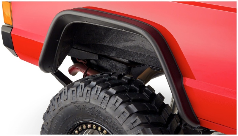 Bushwacker 10922-07 84-01 Jeep Cherokee Flat Style Flares 4pc - Black - Image 6