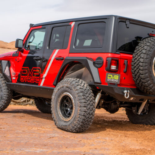 DV8 Offroad FDJL-01 2018+ Jeep Wrangler JL Armor Fenders w/ LED Turn Signal Lights - Image 5
