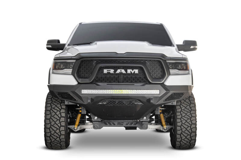 Addictive Desert Designs F611402770103 2019 Ram Rebel 1500 Stealth Fighter Fr Bumper w/Parking Sensor Cutouts - Image 10