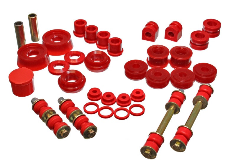 Energy Suspension 03-05 Dodge SRT-4 FWD Red Hyper-flex Master Bushing Set - Image 6