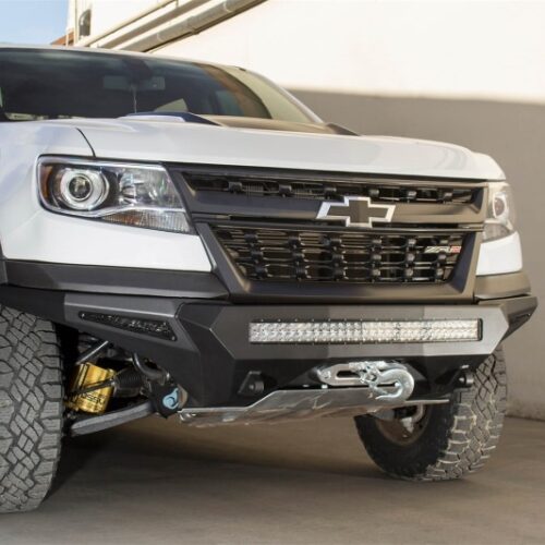 Addictive Desert Designs F371202740103 17-18 Chevy Colorado Stealth Fighter Front Bumper w/ Winch Mount