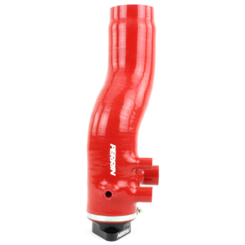Alternative view of PERRIN 15-21 Subaru WRX / 14-18 Forester XT Turbo Inlet Hose 3in. w/ Turbo Adapter Flange - Red