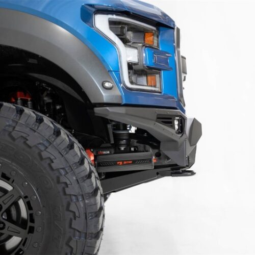 Addictive Desert Designs F110014110103 17-20 Ford F-150 Raptor Bomber Front Bumper w/ 4 Rigid 360 6in Round Mounts - Image 6