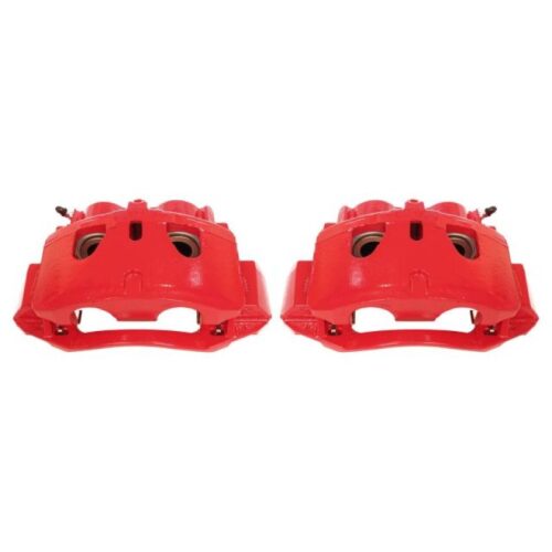 Power Stop 11-19 Chevrolet Silverado 2500 HD Front Red Calipers w/Brackets - Pair