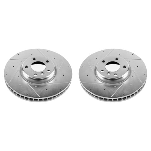 Power Stop 10-17 BMW 535i GT Front Evolution Drilled & Slotted Rotors - Pair - Image 6