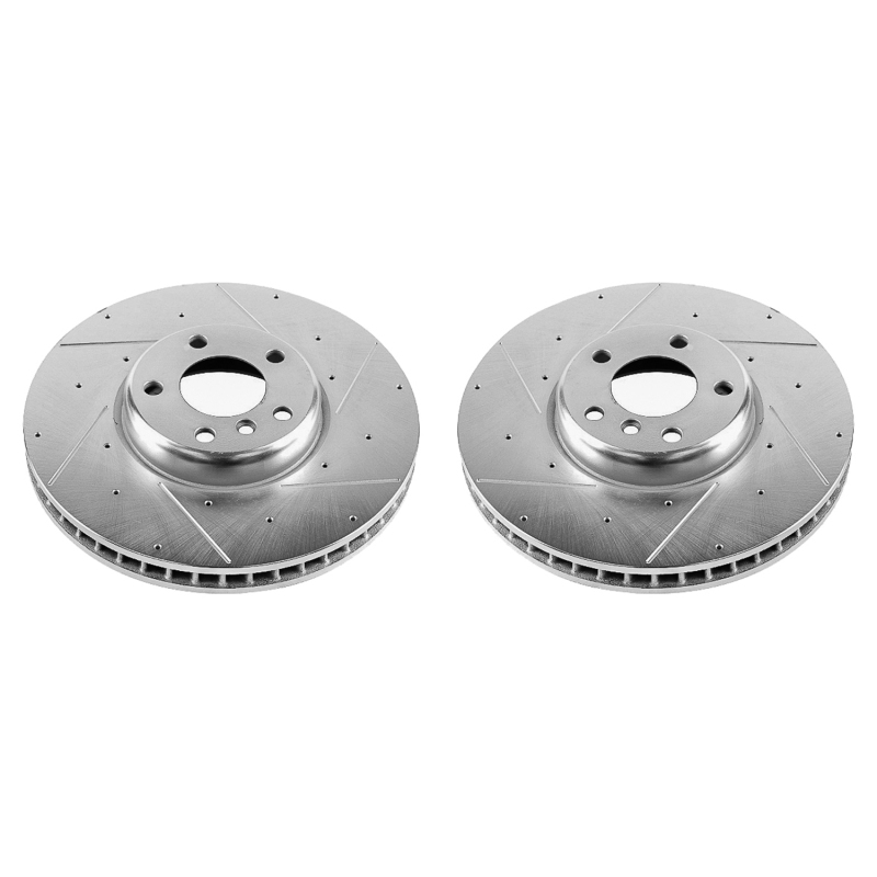 Power Stop 10-17 BMW 535i GT Front Evolution Drilled & Slotted Rotors - Pair - Image 6