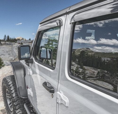 AVS 94183 2018 Jeep Wrangler Unlimited (4-Door) Ventvisor Outside Mount Window Deflectors 4pc - Smoke - Image 8