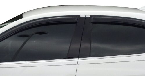 Alternative view of AVS 13-15 Chevy Malibu Ventvisor Outside Mount Window Deflectors 4pc - Smoke