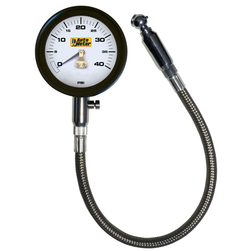 Autometer NASCAR Performance 40PSI Lo-Pressure Tire Pressure Gauge - Image 3