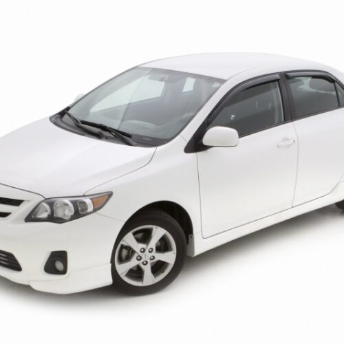 Alternative view of AVS 194073 09-13 Toyota Corolla Ventvisor In-Channel Front & Rear Window Deflectors 4pc - Smoke