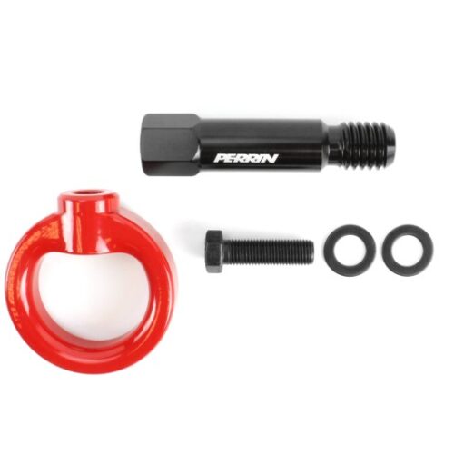 PERRIN 20-25 Toyota Supra Tow Hook Kit (Front) - Red - Image 10