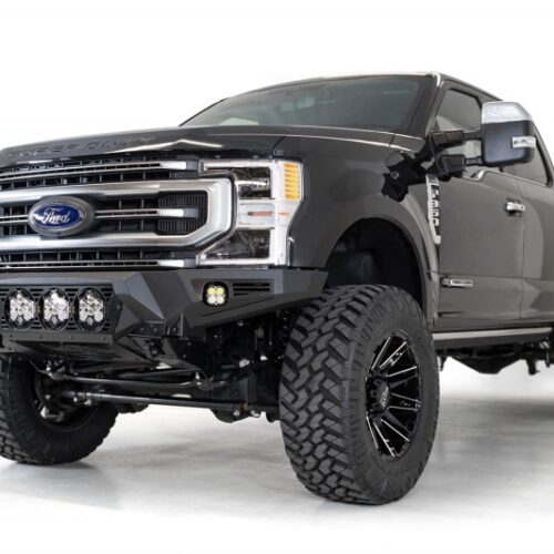 Alternative view of Addictive Desert Designs 17-20 Ford Super Duty Bomber Front Bumper w/ Mounts For 3 Baja Designs LP6s