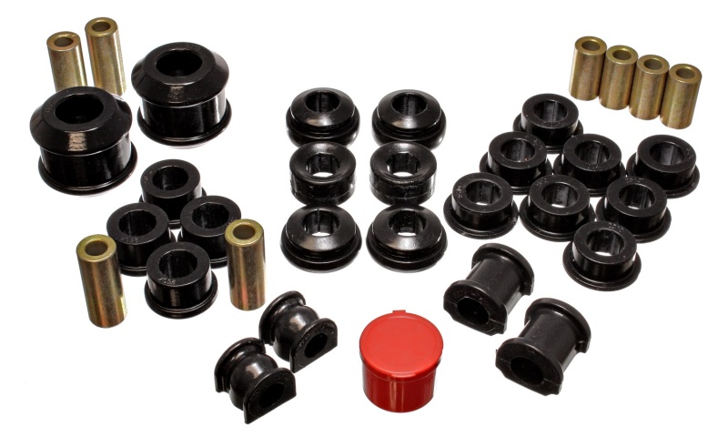 Energy Suspension 16.18111G 02-04 Acura RSX (includes Type S) Black Hyper-Flex Master Bushing Set - Image 6