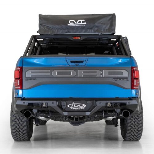Addictive Desert Designs R110011370103 17-20 Ford Raptor F-150 Bomber Rear Bumper w/ Backup Sensor Cutouts - Image 3