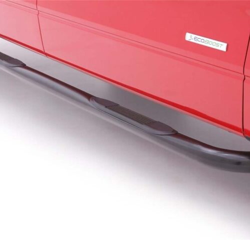 Lund 23083400 99-16 Ford F-250 Super Duty Crewcab 3in. Round Bent Steel Nerf Bars - Black - Image 3