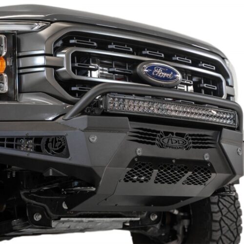 Addictive Desert Designs 2021 Ford F-150 HoneyBadger Front Bumper w/o Top Hoop - Image 3